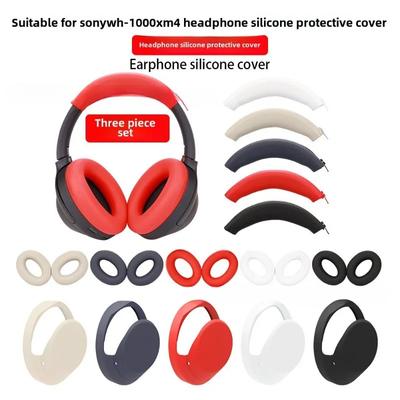 Quality Headphone Cover for Sony WH-1000XM4 Earphone Silicone Protective Case for 1000XM4 Headset Headbeam Protector Sleeve