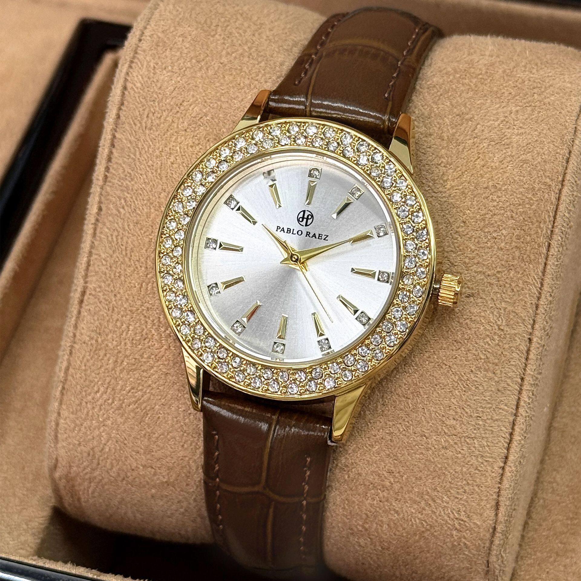 

Pablo Raez Women s Casual Rhinestone Quartz Waterproof Wristwatch