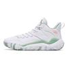 Anta Laser 4 Cushioning Slip Resistant Abrasion Resistant Mid top Basketball Shoes Men's White 112311607-6