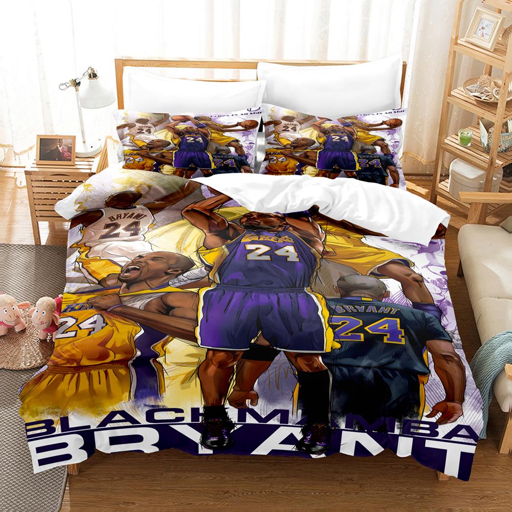 Set Biancheria da Letto 3D Pallacanestro Set Copripiumino Con Federe Singolo Matrimoniale Queen King Biancheria da Letto
