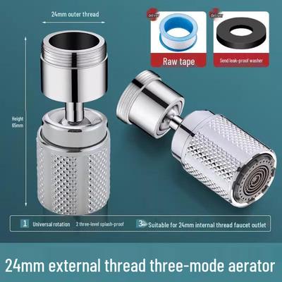 Adattatore Aeratore Anti-Schizzo Universale per Rubinetto