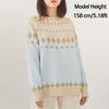 T Shirts for Women Tops Long Sleeve Unique Pattern Knit Tshirt Korea Fashion