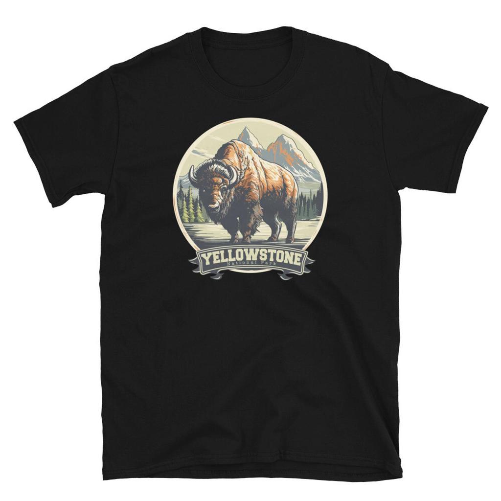 Yellowstone National Park Wyoming Montana Idaho Short Sleeve Unisex T Shirt