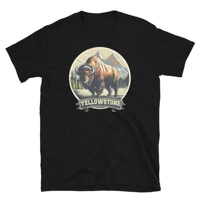 Yellowstone National Park Wyoming Montana Idaho Short Sleeve Unisex T Shirt