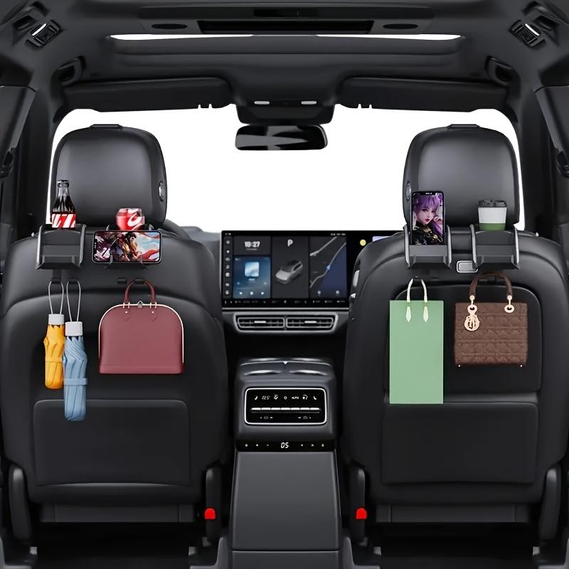 Car Rear Seat Fixed Storage, Tea Cup, Water Cup Holder, Car Seat Back Storage Box, Car Multi-Functional Hook Storage Rack