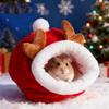 Christmas Warm Pet Cotton for Hamster Sugar Glider Syrian Hamster Winter Sleeping Bag
