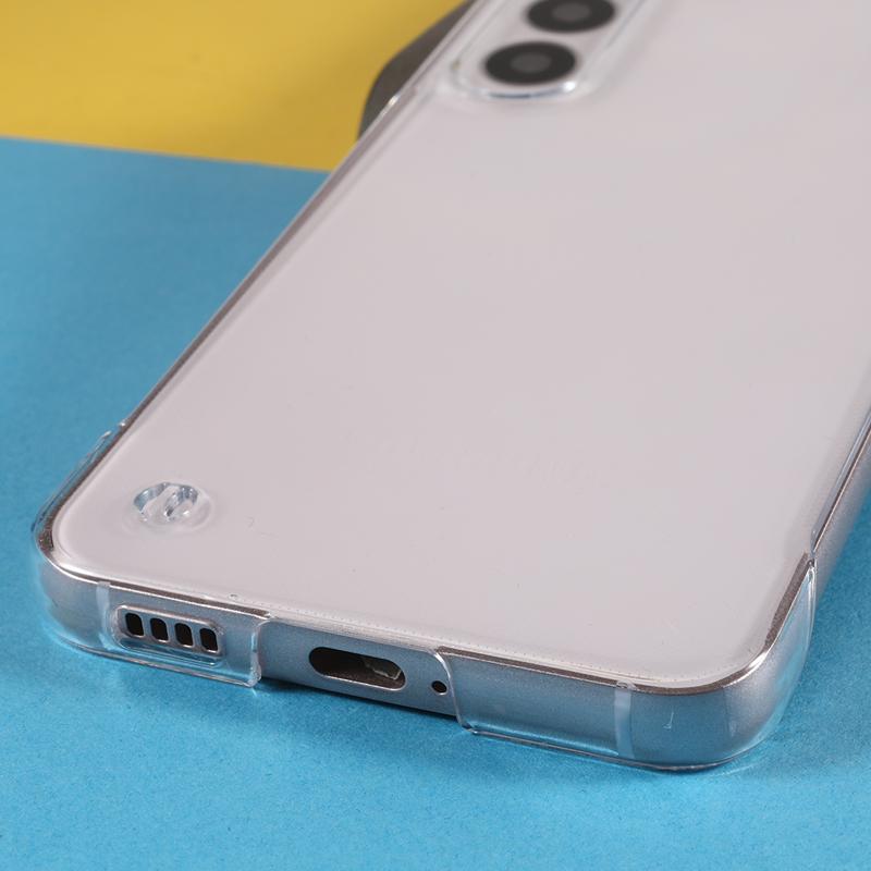 For Samsung Galaxy S21+ 5G Anti-scratch Phone Case Frameless Clear Hard PC Cell Phone Cover