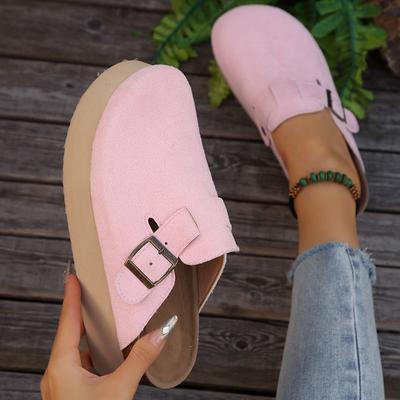 Shevalues Classic Cork Clogs Platform Slippers Women New Soft Footbed Suede Sandals Beach Home Shoes Women Slides Women