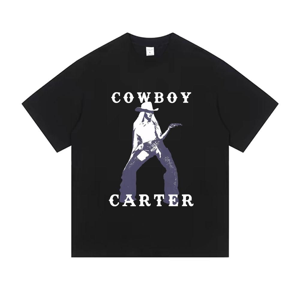 Beyonce Cowboy Carter New Album Graphic Tshirt Male Oversized Soft Cotton T Shirts Men Womens Fashion Pop Music Tshirt Tops