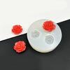 Silicone Craft Mold Collection 6 Flower Designs Rose Petal Pinecone Blossom Heat Safe Flexible For DIY Jewelry Creation