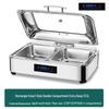 Jiakangming Stainless Steel Electric Hydraulic Roll-Top Buffet Chafer