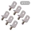25Pcs L-Shaped Shelf Support Rust-Resistant Brackets Fit Standard Shelf Holes for Home Office Use Shelving Brackets
