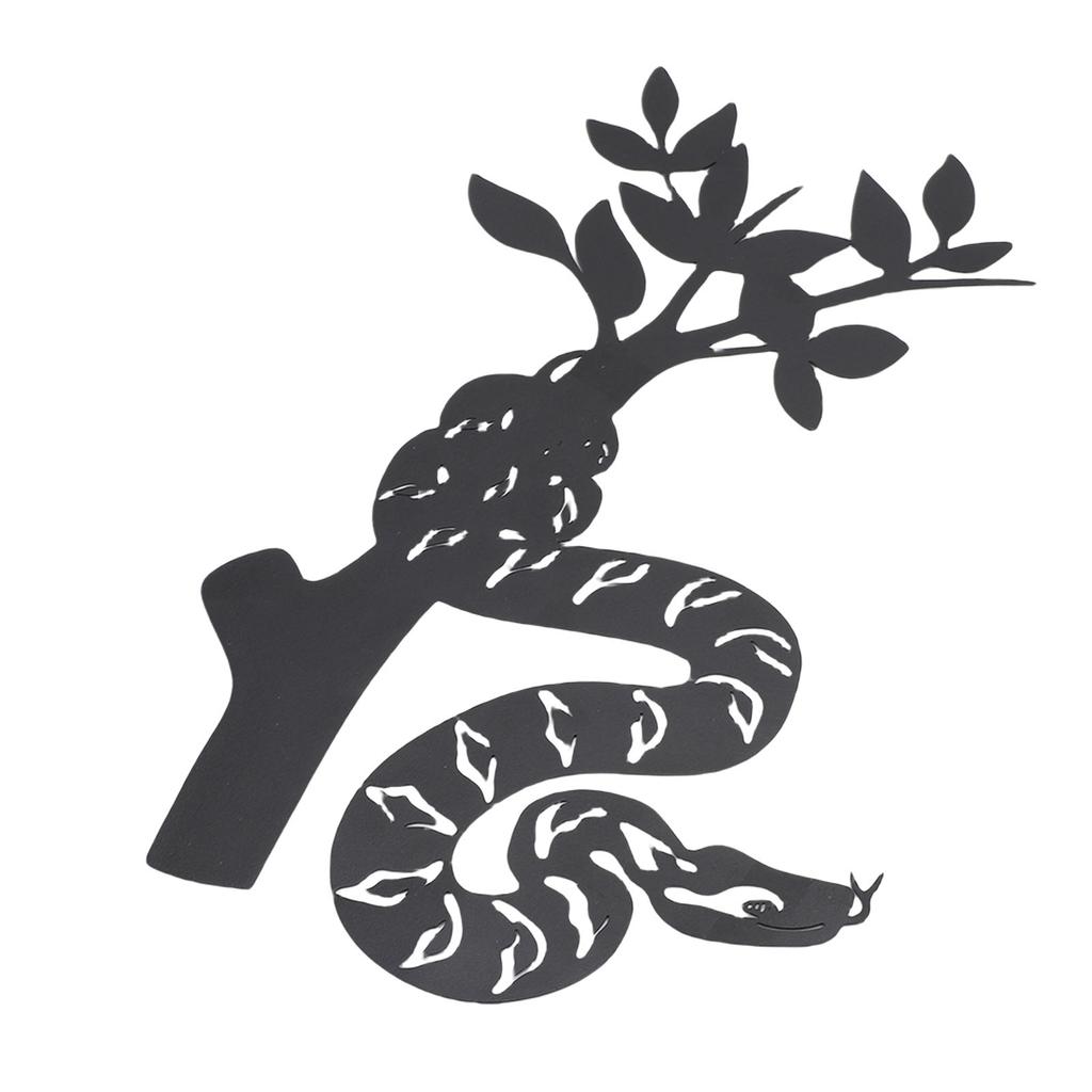 Snake Metal Wall Decor Modern Abstract Wall Art Hanging Decor for Living Room Bedroom Bathroom