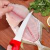 Red Boning Knife Professional Meat Dividing Boning Butcher Meat Slicing Knife Sharp Stainless Steel Compact and Easy To Use Peeling Knife