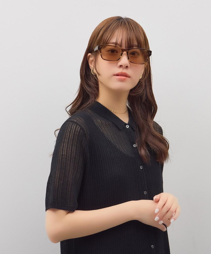 [Zoff] SUNCUTGlassesUV100% CUT Wellington-style Sunglasses  Colored Lenses, Stylish, UV Protection, Men's, Women's, Unisex [ZN241G1749A2