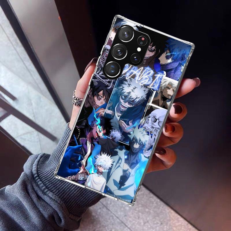 

Dabi MHA My Hero A-Academy Phone Case For Samsung Galaxy S26 S25 Edge S24 S23 Ultra S22 Plus S21 S20 FE Soft TPU Back Cover Fund Samsung S25 Edge