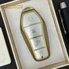 New Soft Quicksand Tpu Car Key Case For Byd Atto 3 Han Ev Dolphin 4 Buttons Remote Control Protect Cover Auto Accessories
