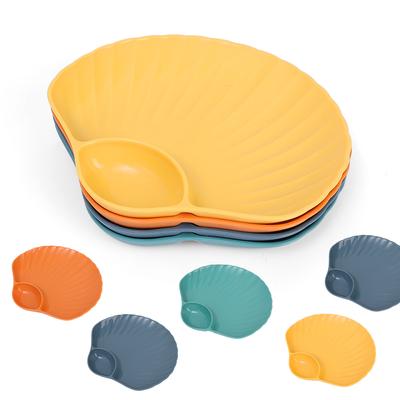 1 szt. Kreatywne naczynie na przekąski w kształcie muszli