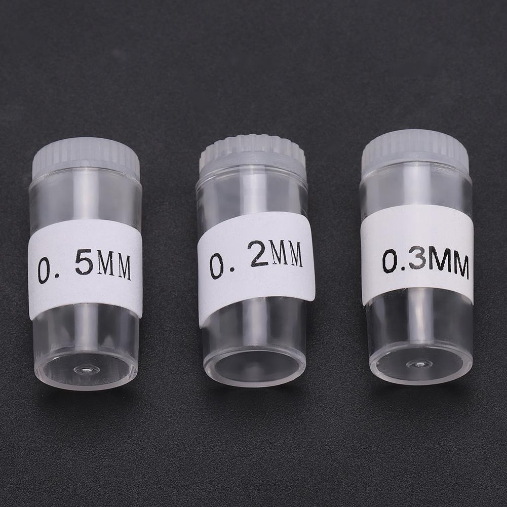 3Pcs 0.2mm 0.3mm 0.5mm Airbrush Nozzles and Needles Tips Replacement Accessories
