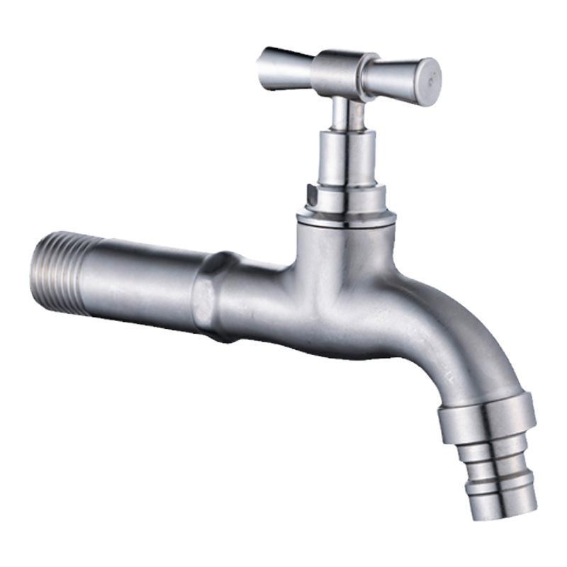304 Stainless Steel Anti-Freeze Cold Resistant Outdoor Faucet with 4/6-Point Nozzle for Washing Machine