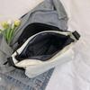 Small fresh and versatile women's new mailman bag color matching high value campus students make-up class crossbody soft girl class backpack