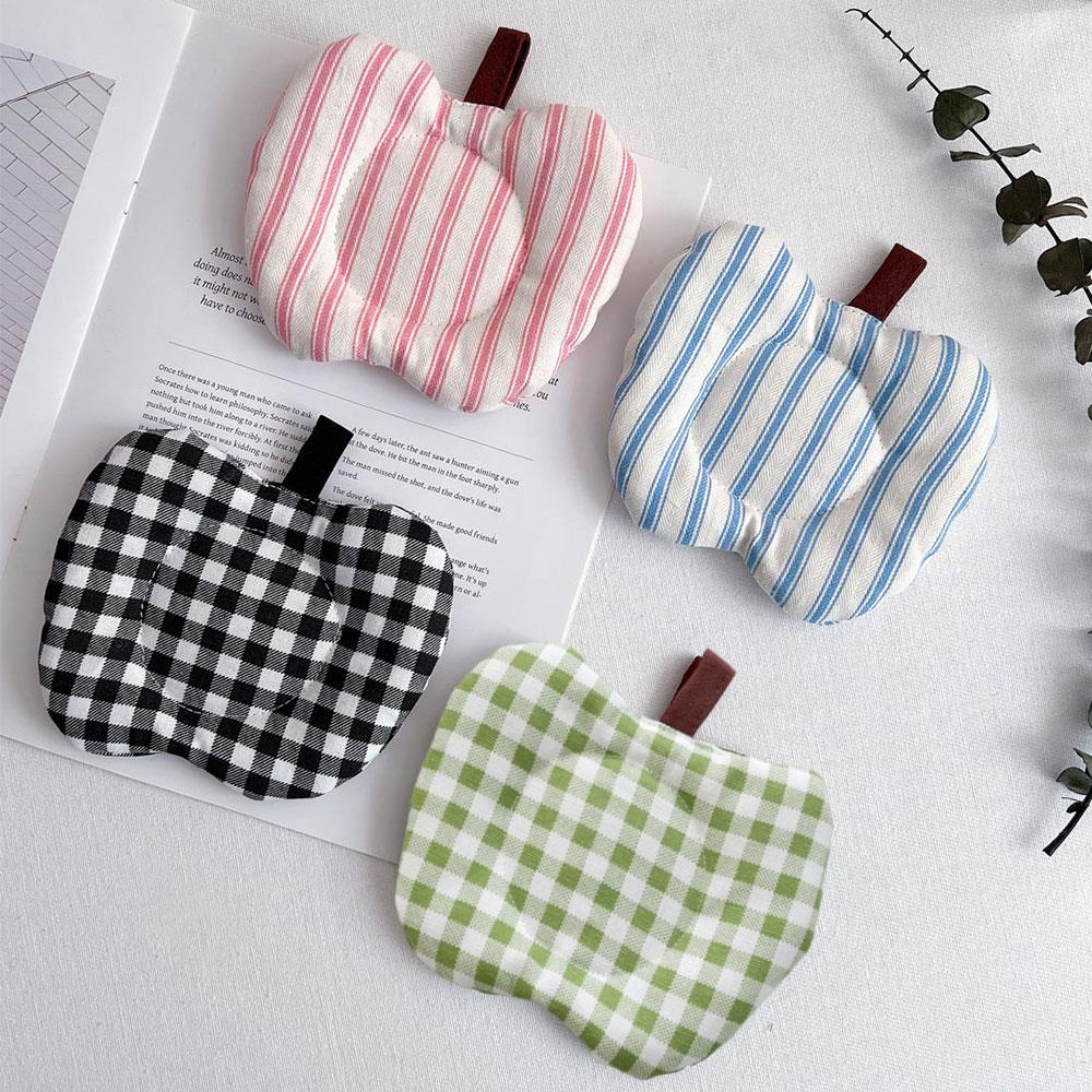 Ins Style Apple Clip Cotton Coaster Thickened Fabric Insulation Pad Table Mat Placemat Creative Cloth Art Kitchen Mat Decor