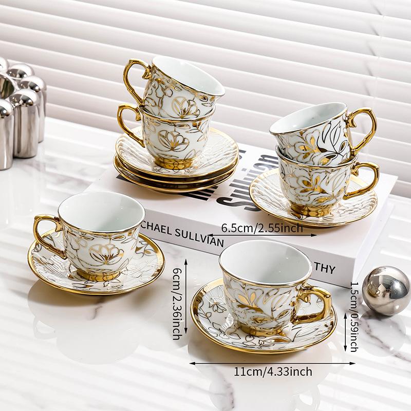 

Английская керамическая кофейная чашка Пномпень кофейная чашка блюдце набор бытовой послеобеденный чай роскошная чашка чайный сервиз 80lm