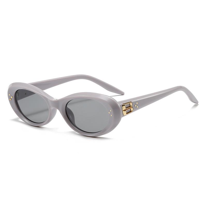 

Stylish Cat-eye Retro Oval Sunglasses for Women and Men, High-end Eyewear