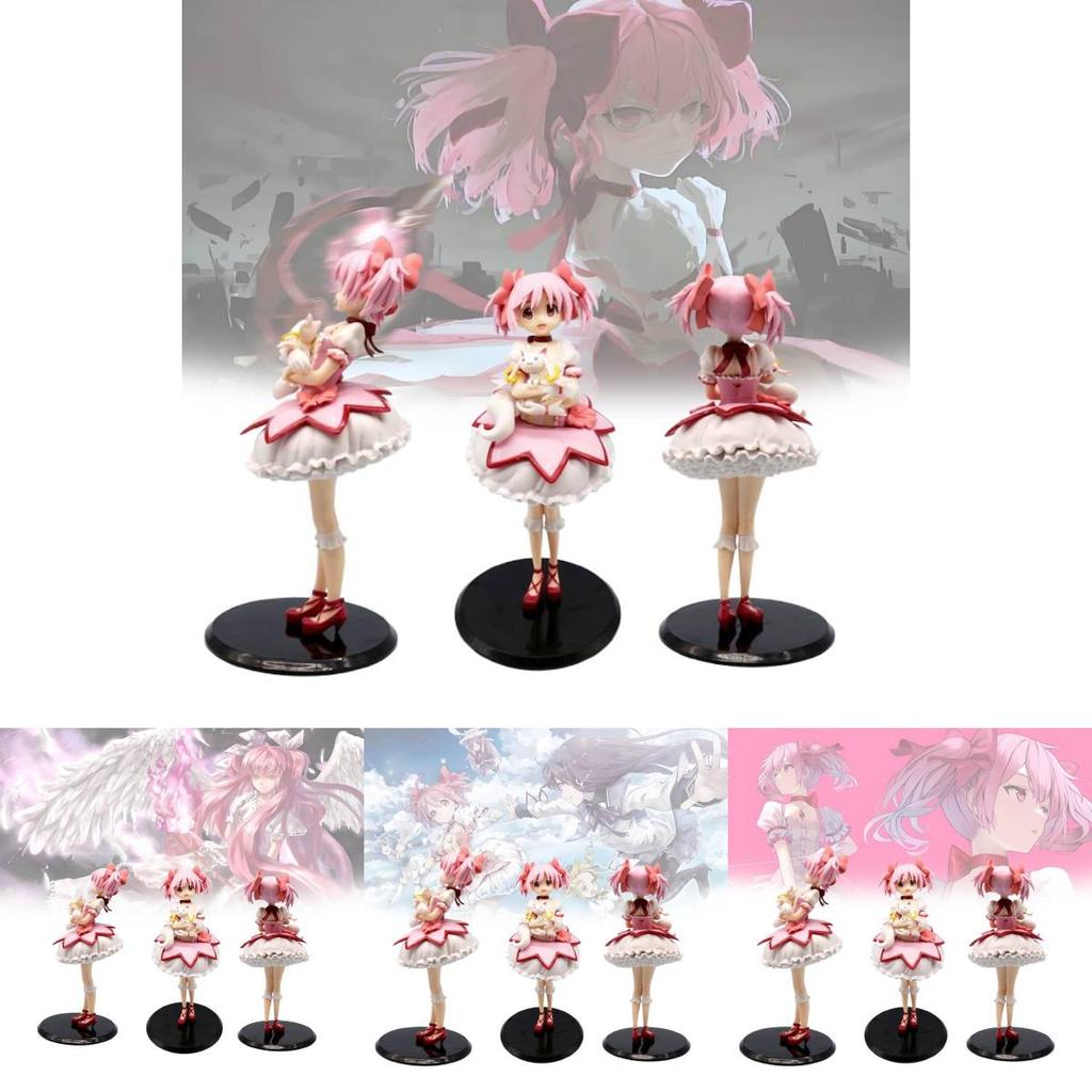 Stunning Puella Magi Madoka Magica Kaname Madoka Pvc Figure 22cm Collectible Model