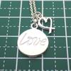 [Pre-owned] TIFFANY 925 LOVE Loving Heart Pendant/Necklace/j7-7