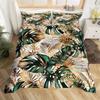 3PCS Single-sided Printed Bedding Set ,Comforter Animal Plant Flowers Leaves Duvet Bedding Cover Pillows Comfortable Bedspreads