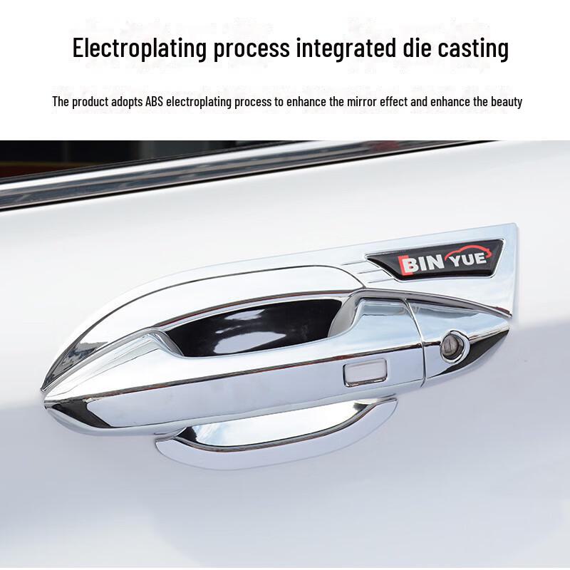 Binyue 19-23 Autocolante Decorative Protectoare Mânere Uși - Acoperire Anti-Zgârieturi