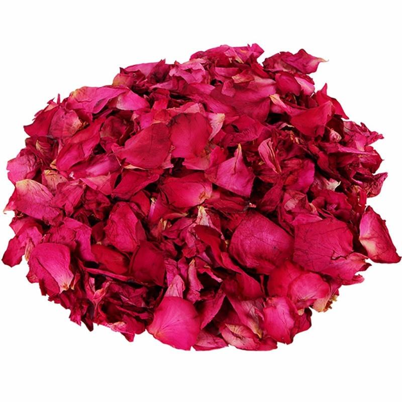 100g/bag Dried Rose Petals Bath Tools Natural Dry Flower Petal Spa Shower Aromatherapy Bathing Beaut