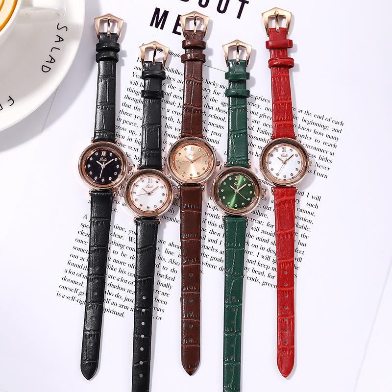 Retro Literary Girl Xiaoqing Versatile Watch Female Middle School Student Simple Trend