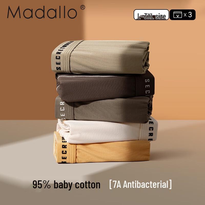 Men's Modal Cotton Antibacterial Boxer Briefs