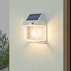 Outdoor Solar Tungsten Wall Light with Motion Sensor Waterproof LED Safety Light for Patio Outdoor Deck Porch Barn Garage
