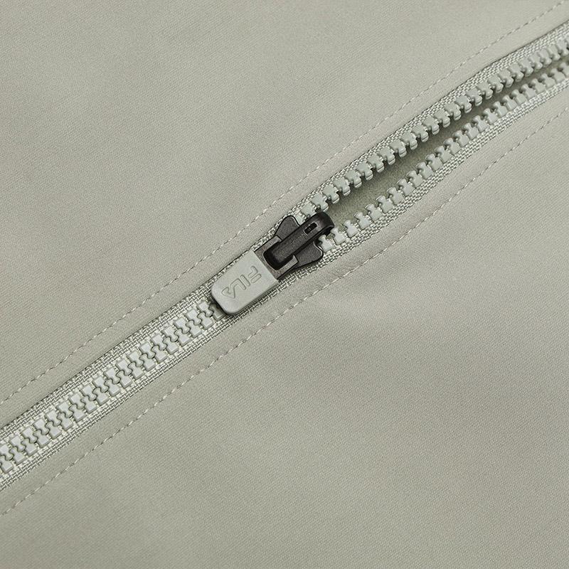 FILA Hooded Outdoor Two-Piece Jacket Men jackets Moss-Green A11M517704FKK