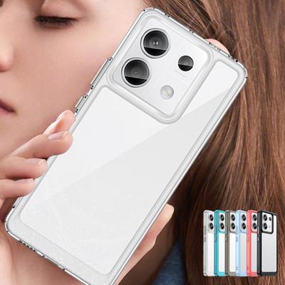 Für Xiaomi Redmi Note 13 Pro 5G Hülle Abdeckung Redmi Note 13 Pro Capas Stoßfest Transparente Farbe Klar Fundas Redmi Note 13 Pro