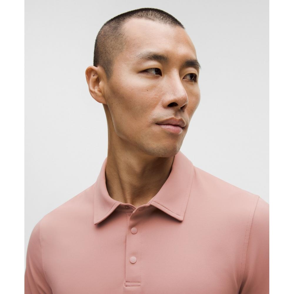 Lululemon Men S Showzero  claSSic Fit Polo Shirt Red Clay