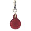 Retro Leather Leather Protective Case Protector KeyRing Keychain Locator Cover for Apple AirTag