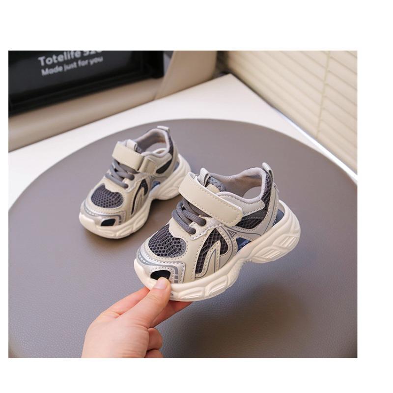 Summer new children's shoes baby sports shoes boys dad shoes girls breathable mesh shoes children soft sole