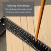 Carpenter Square, L Square Right Angles Ruler Aluminum Square Ruler Woodworking