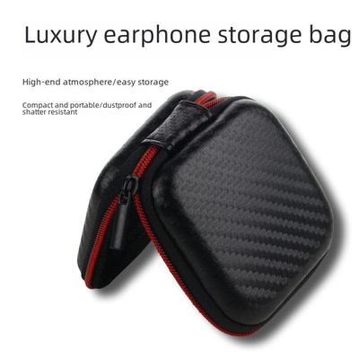 Multi-Function Earphone and Charger Storage Bag with Pressure-Resistant Zipper