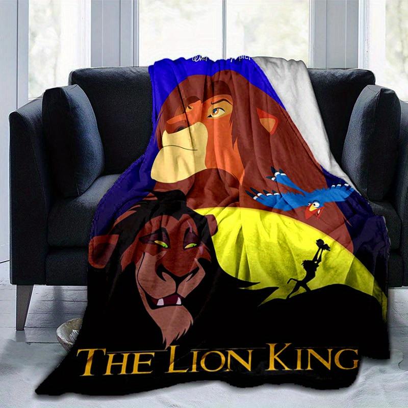 1pc, Lion King Home Decor: Soft Flannel Blanket for Bedroom, Living Room & Travel Perfect Gift, Outdoor Blanket, Car