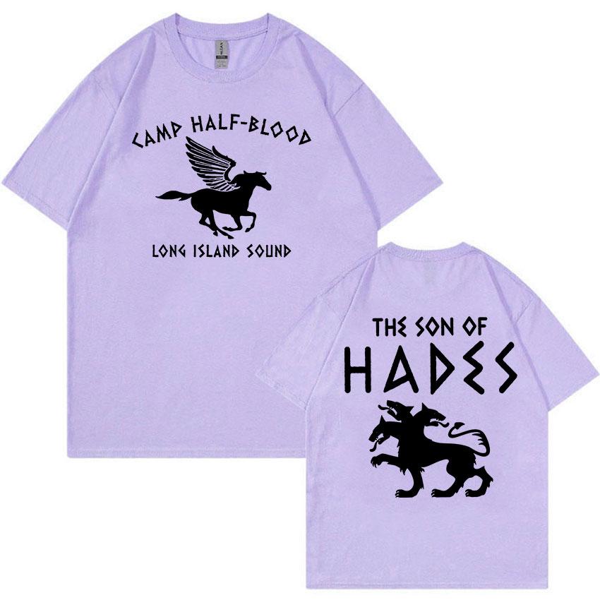 Percy Jackson Camp Half Blood Graphic T Shirt Men ONeck Retro Fashion Cotton Tshirt Unisex Casual Oversized Tshirts Streetwear