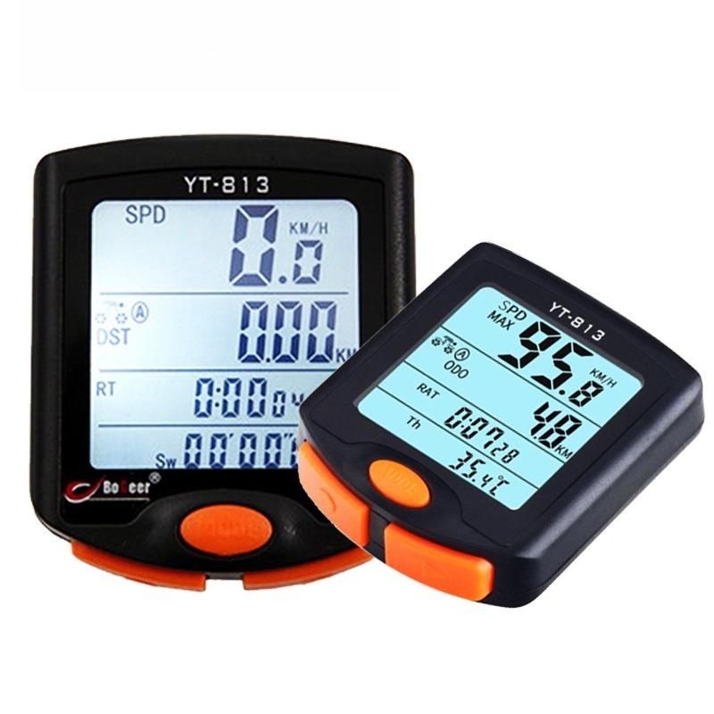 Drátový cyklopočítač Měřič kódů Cyklocomputer s přehledným displejem pro kolo