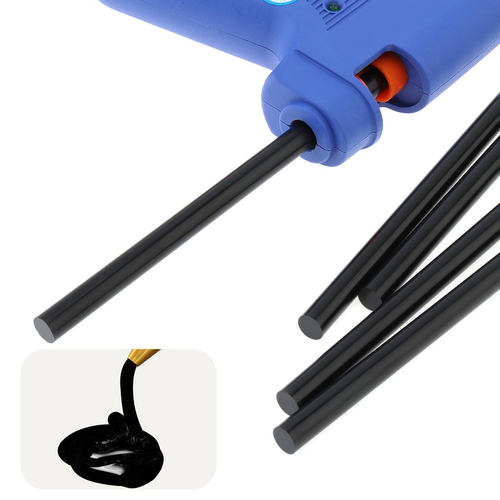 10 szt./30 szt. Sztyfty kleju na gorąco 7 x 150 mm/ 270 mm/ 300 mm do majsterkowania / dekoracji / naprawy, czarne / białe przezroczyste uniwersalne sztyfty kleju termotopliwego