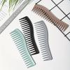 Men's Hair Grooming Tool - Wide-Tooth Styling Comb - Durable ABS Plastic Handle - Ergonomic Retro Design for Hair Dyeing