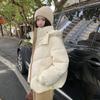Ladies Hooded Cotton-padded Jacket New Winter Joker Short Padded Jacket.