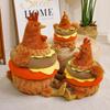 Cecil the Chick Plush Hamburger Rooster Stuffed Toy for Kids